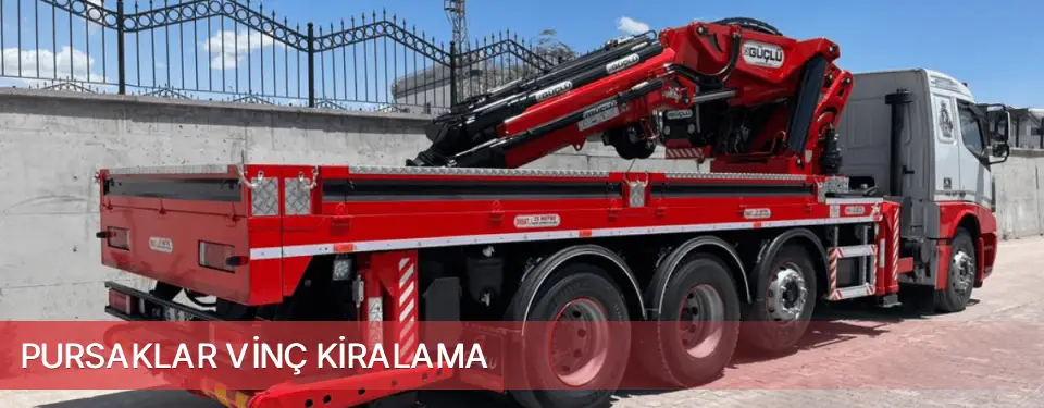 Pursaklar İlçemi Vinç Kiralama